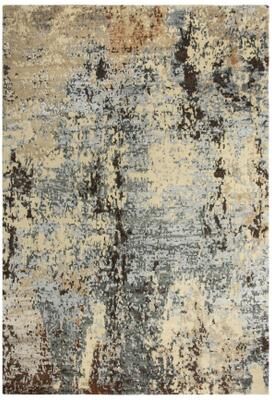 Alora Decor Noble Abstract Hand-knotted Wool Blend Rug