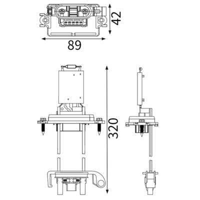 MAHLE Widerstand, Innenraumgebläse abr189000s für RENAULT