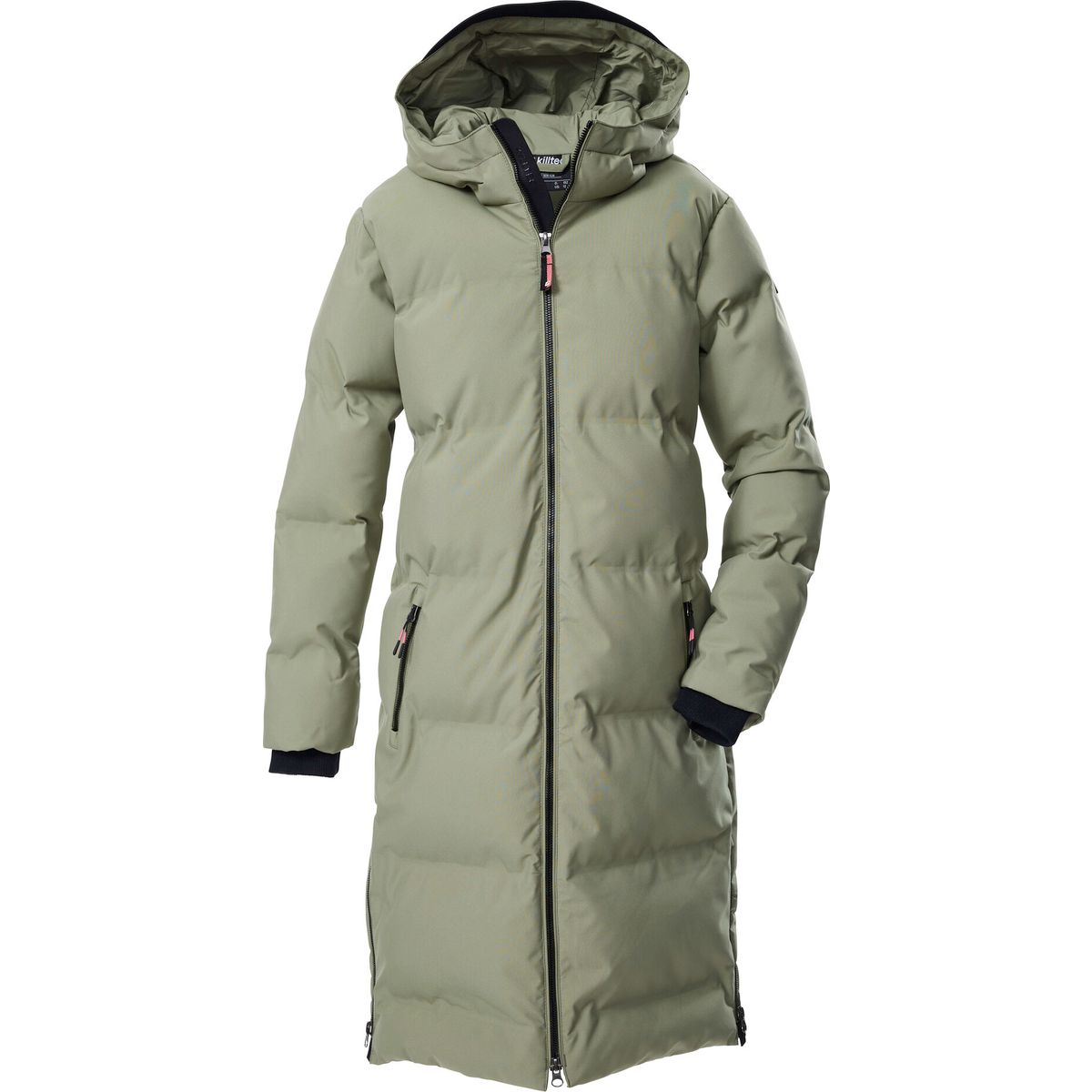 killtec KOW 237 Girls Quilted Coat sage (00734) 176 43595-000-00734-176