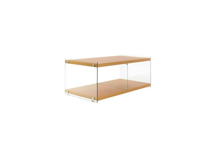 Kayoom Beistelltisch, Gold, Holz, Glas, 45x60x120 cm, einfacher Aufbau, Wohnzimmer, Wohnzimmertische, Beistelltische, Beistelltisch Glas