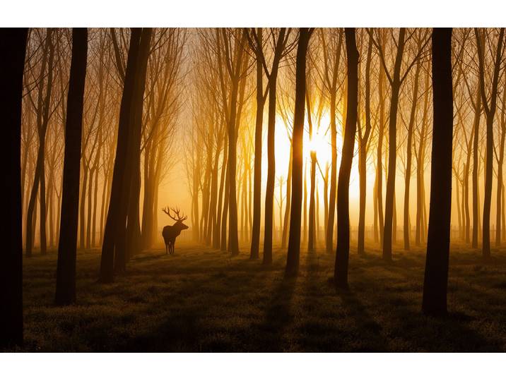 Fototapete PAPERMOON Photo-Art NAFETS NORIM, ES WAR EINMAL , bunt, B:2m L:1,49m, Vlies, Tapeten, Fototapete
