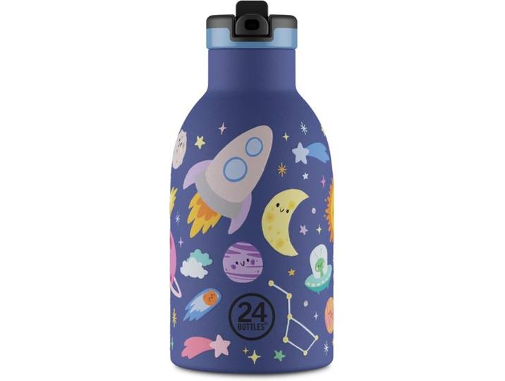 Thermosflasche 24 Bottles Blau H 17 cm 330 ml