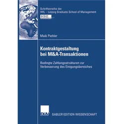 Kontraktgestaltung bei M&A-Transaktionen, Fachbücher von Maik Piehler