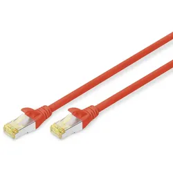 Digitus Patch-Kabel RJ-45 (M) zu RJ-45 (M) 0.25m Kupfer S/FTP Cat 6a rot