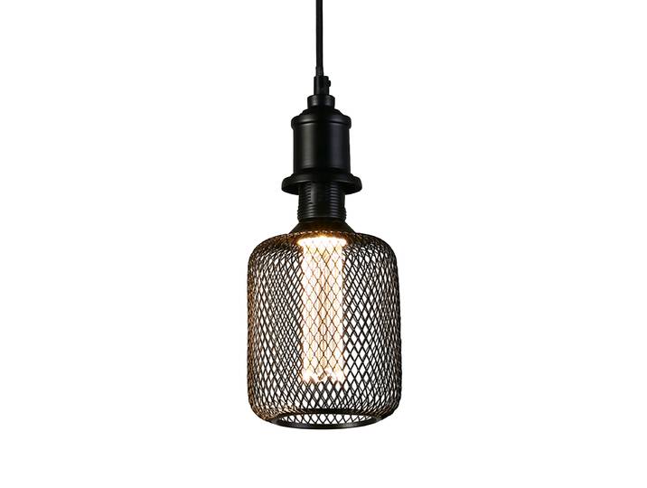 Ampoule LED Wire Mesh Drum 12 x 19 x 12cm Noir