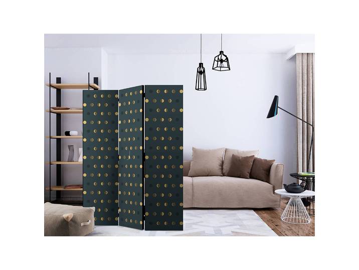 Paravent Dots Polaire Vert 135 x 172 x 3cm