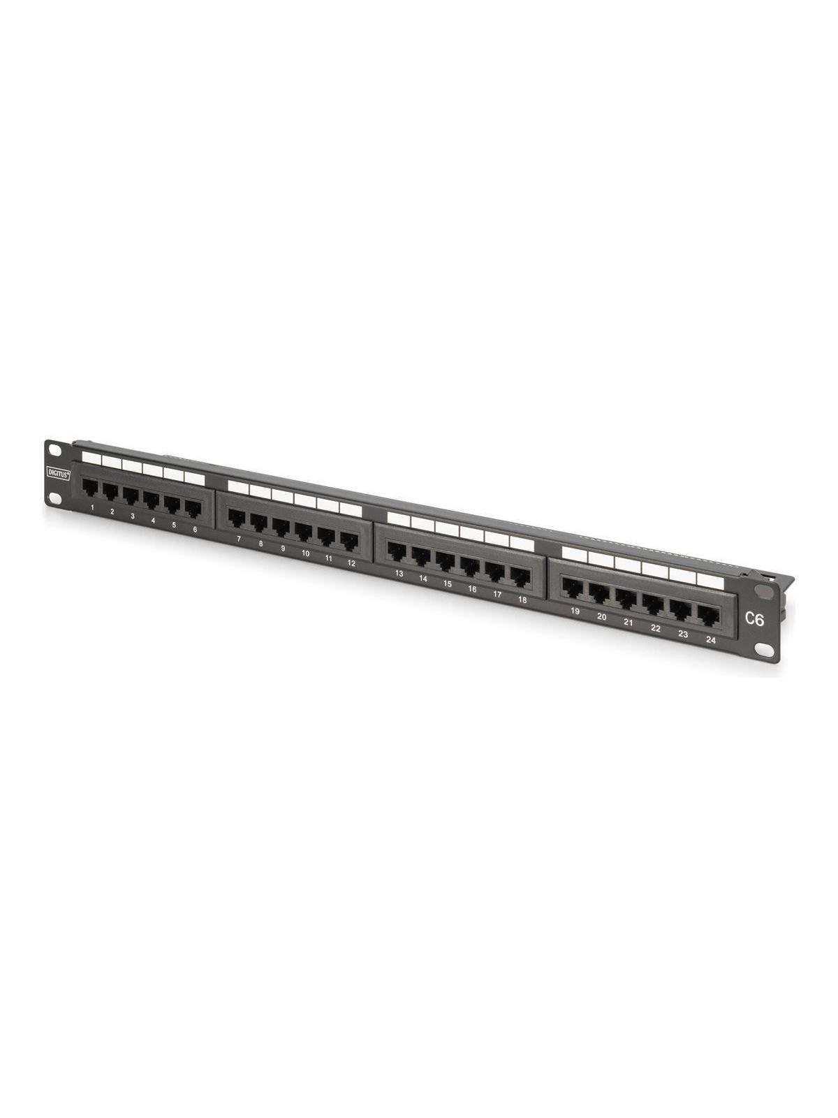 DIGITUS patch panel - 1U - 19" - class E