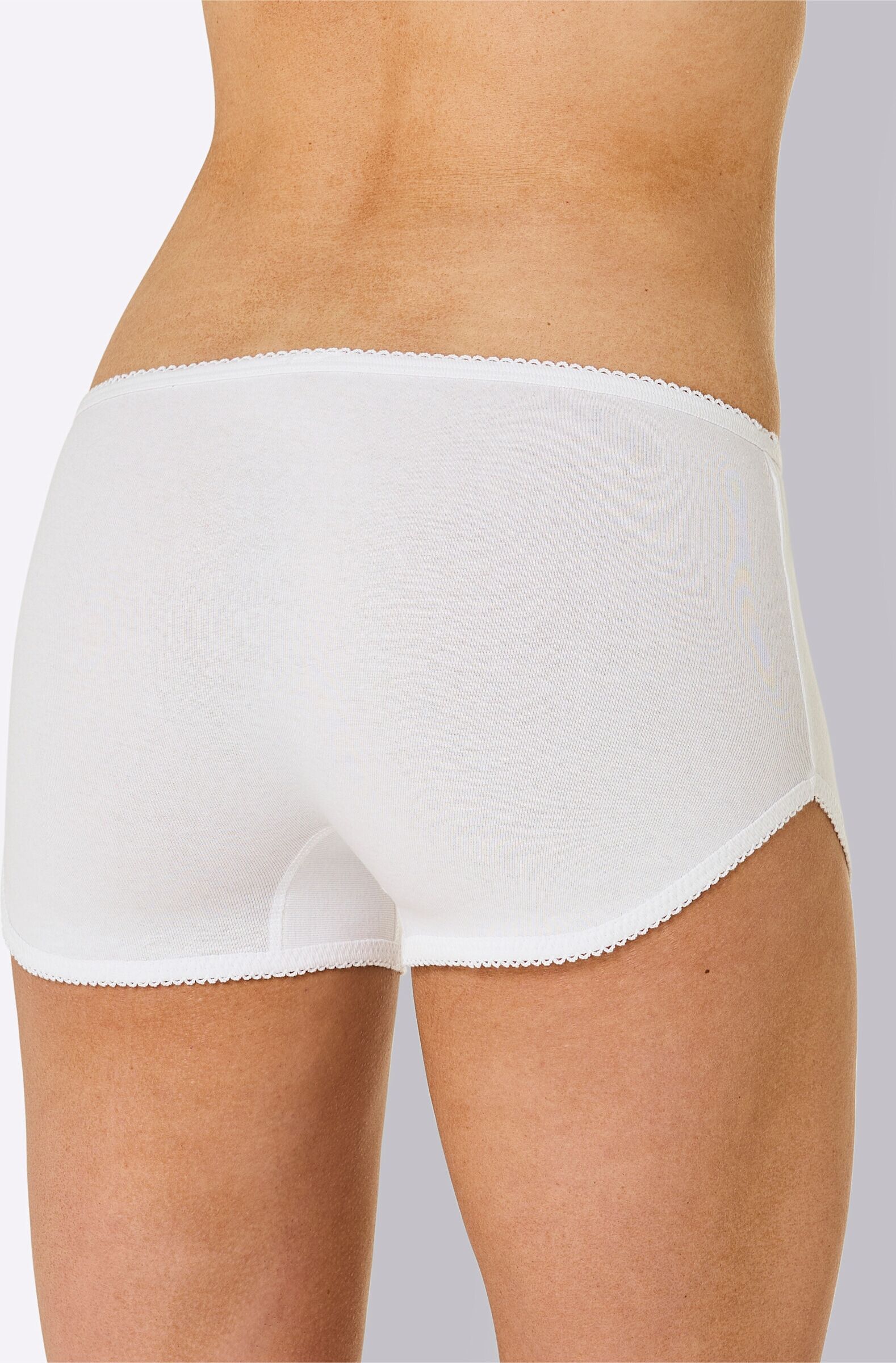 Hipster WITT "Hipster Hipster 3 Stück", Damen, Gr. 52/54, 3 Stk., weiß, Unterhosen Hipster