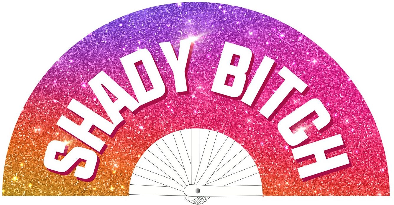 M Proud Éventail Shady Bitch 64cm
