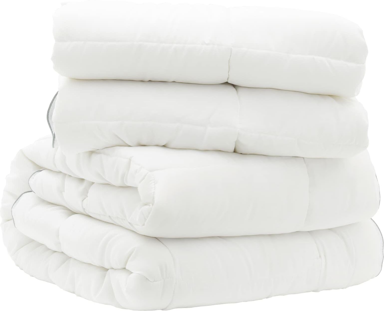 vidaXL Couette 140x200 cm 4 saisons 200+300 GSM Laine australienne