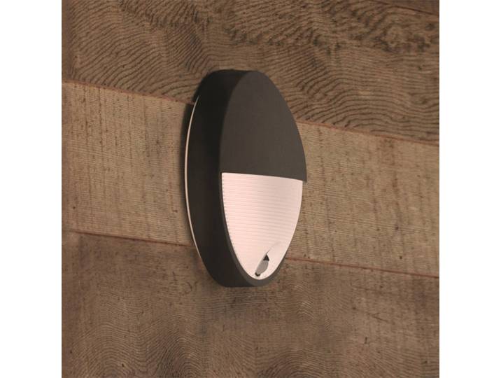Philips Capricorn LED-Sensor-Außenlampe anthrazit, schwarz, Aluminium, Modern