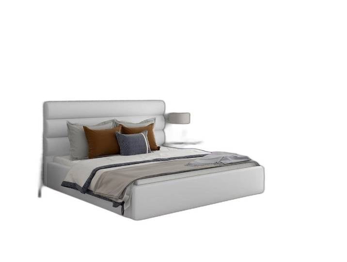 Xlmoebel Polsterbett Beige Designer Polsterbett mit eleganter Ästhetik (1-tlg., Bett), Hergestellt in Europa