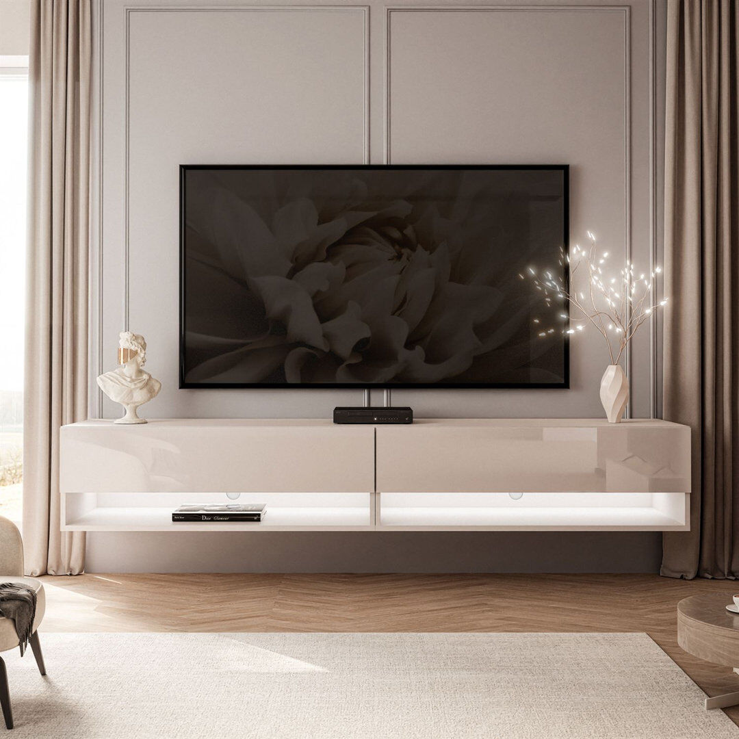 Metro TV-Stand Chelce Cashmere Gloss 75"