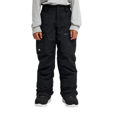 Snowboardhose QUIKSILVER "Utility 20K", Kinder, Gr. 14, Normalgrößen, schwarz, Obermaterial: 100% Polyester., Hosen