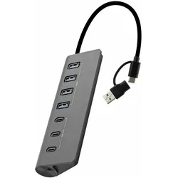 T'nB Hub USB HUBUSB7ALCU, Dockingstation + USB Hub