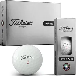 Titleist Pro V1x Left Dash Golfball 26 12er weiss