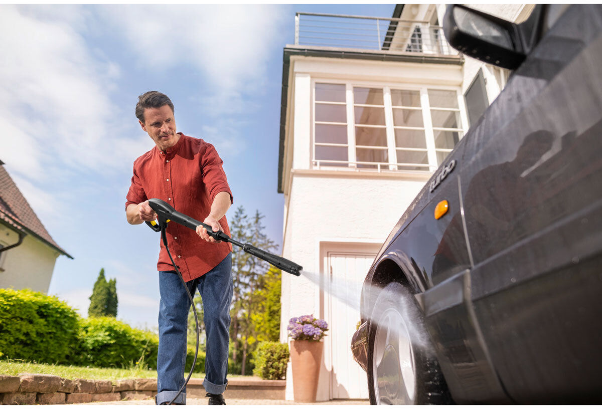 Karcher K 4 Black Home Idropulitrice con doppia lancia, "patio senza spazzola" e detergente