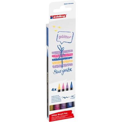 edding 1340 glitzer Pinselstift 4er Set