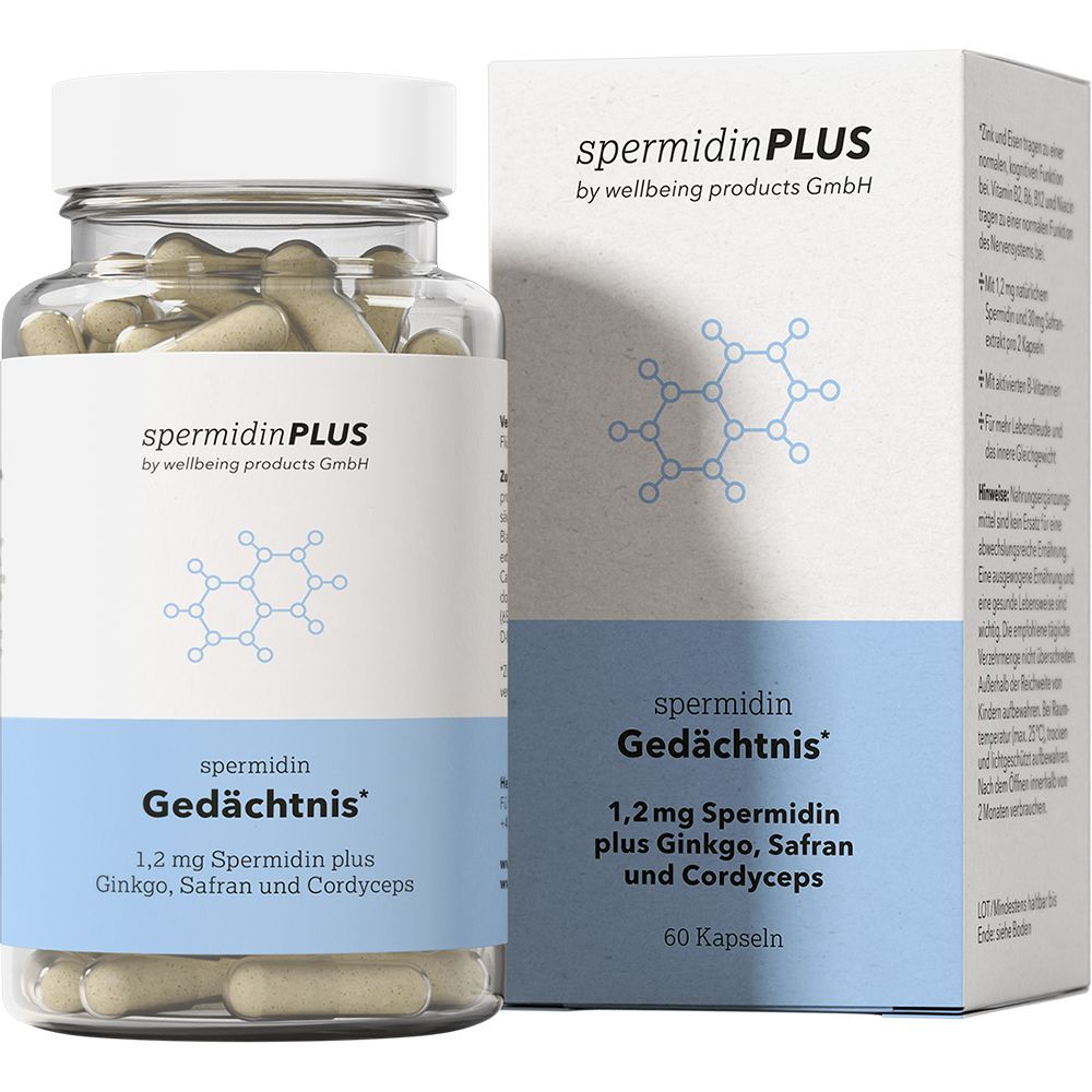Spermidinplus Gedächtnis Kapseln 60 St