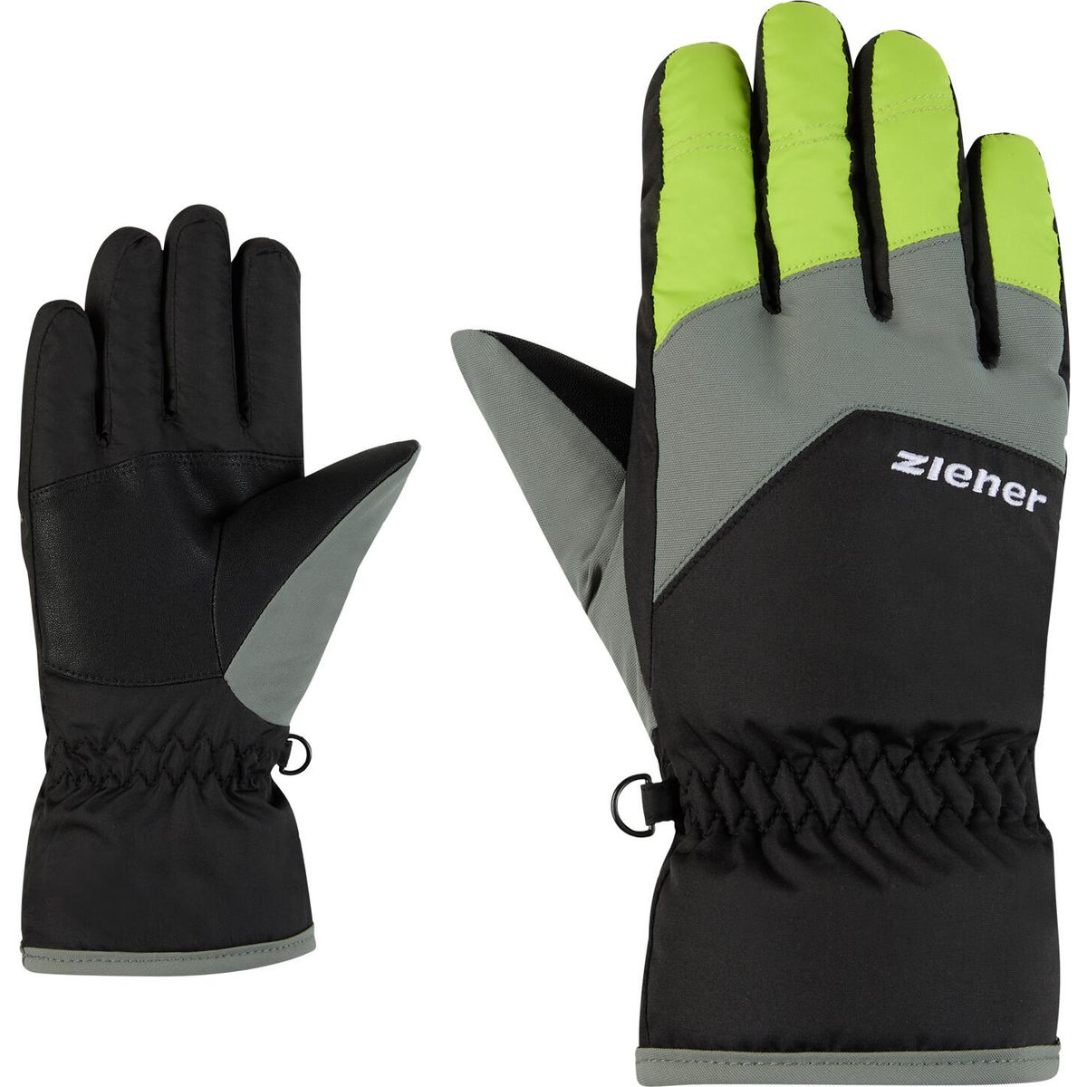 Ziener Lando-z Glove Junior Unisex black.lime green (12568) 5 115014-12568-5