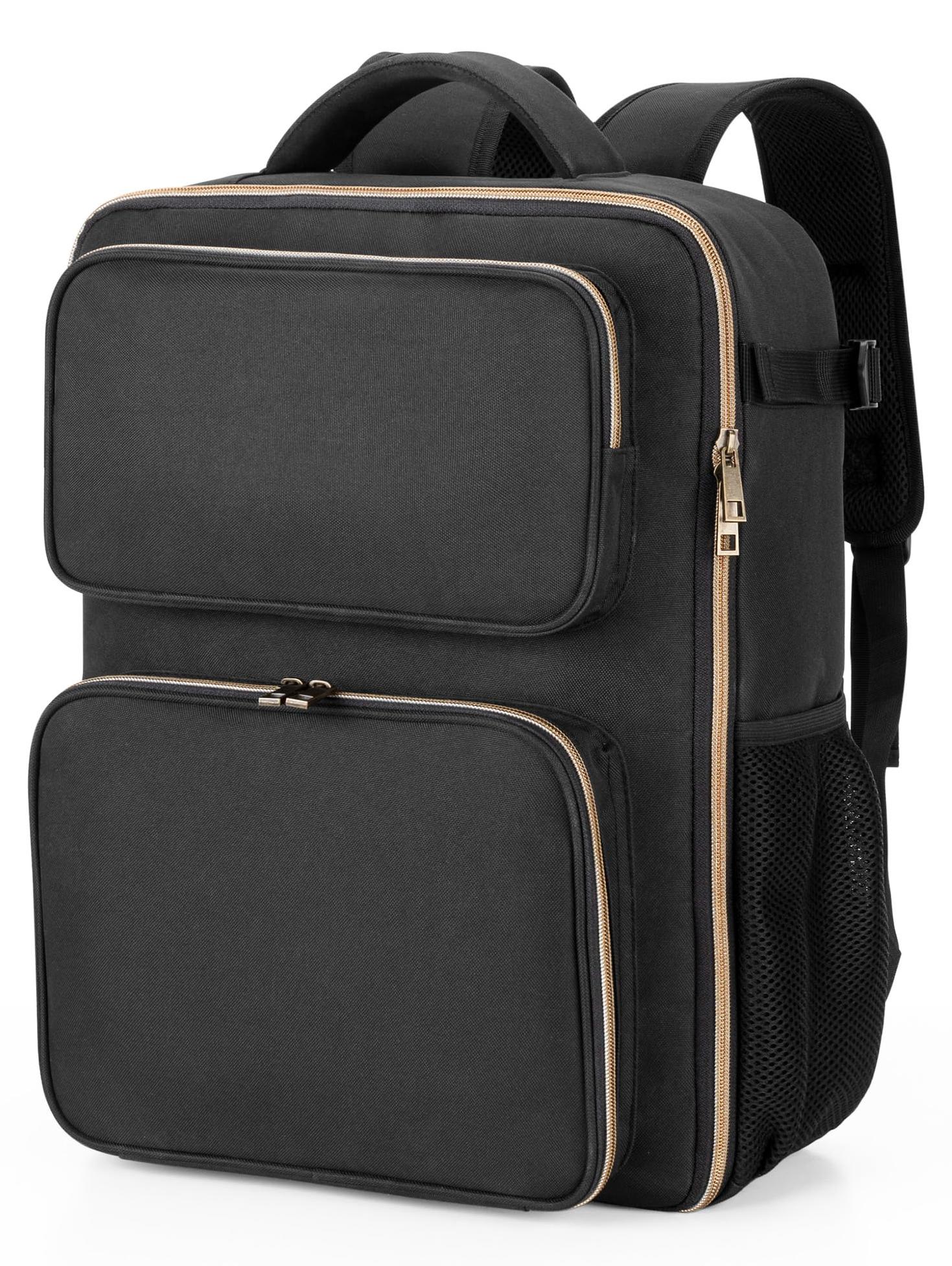 Kartenspiel-Rucksack für 3900 Karten, schwarz, 37x17x48 cm