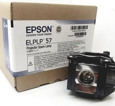 Epson Original Lamp & Housing for The Powerlite 450W Projector - 1 Year Warranty