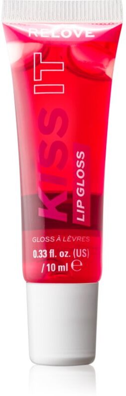 Revolution Relove Kiss It hydrating lip gloss shade Cherry Red 10 ml