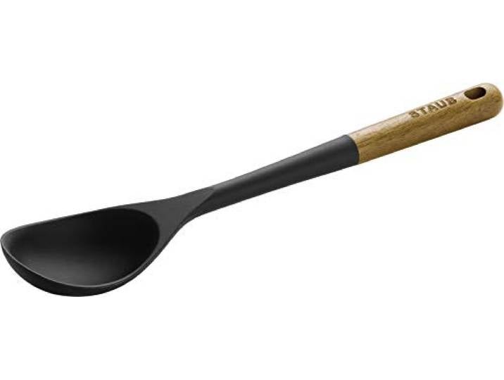 STAUB 40503-107 Cuillère à Servir Bois d'acacia 31 cm Noir