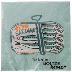 Boltze Home, Servietten, Sardine (16 Stk.)