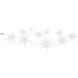 Lichterkette Weihnachtsdeko Sternenmuster LED Außenleuchte IP44 XMAS L 165 cm