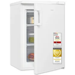 Exquisit Gefrierschrank | 85 l Nutzinhalt, Energieklasse E, 40 dB | manuelle Temperaturregelung, 4-Sterne-Gefrieren| GS581-H-010E weiss