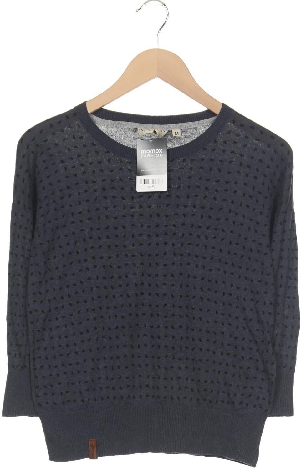 Naketano Damen Pullover, Grau, Gr. M, Baumwolle - Second Hand