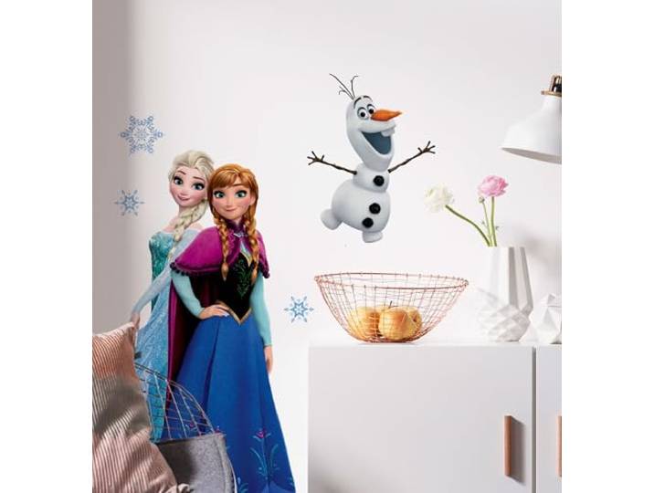 Frozen Wandtattoo mit Anna und Elsa, 50 x 70 cm, für Mädchen