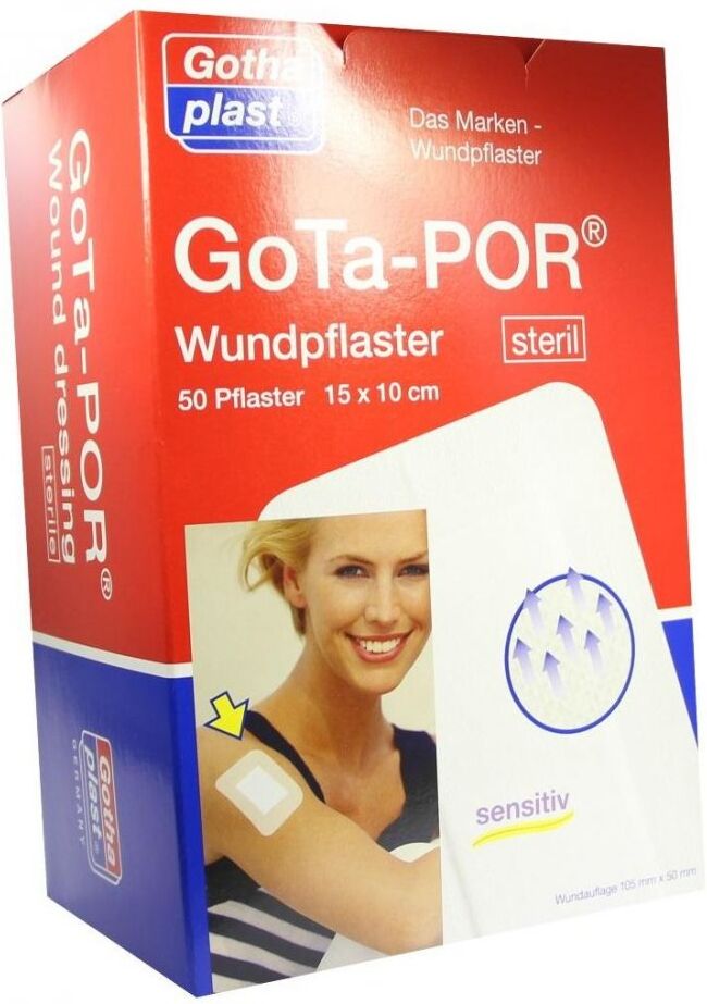 Gota-por Wundpflaster steril 100x150 mm 50stk