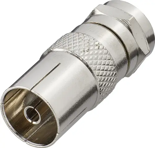 Renkforce RF-4196979 F-Koax-Adapter Anschlüsse: F-Stecker, Koax-Buchse IEC