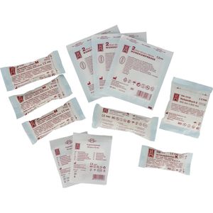 HM-Arbeitsmedizin Erste-Hilfe-Nachfüllset DIN13157, für Betriebe bis 50 Personen, inl. Verbandbuch