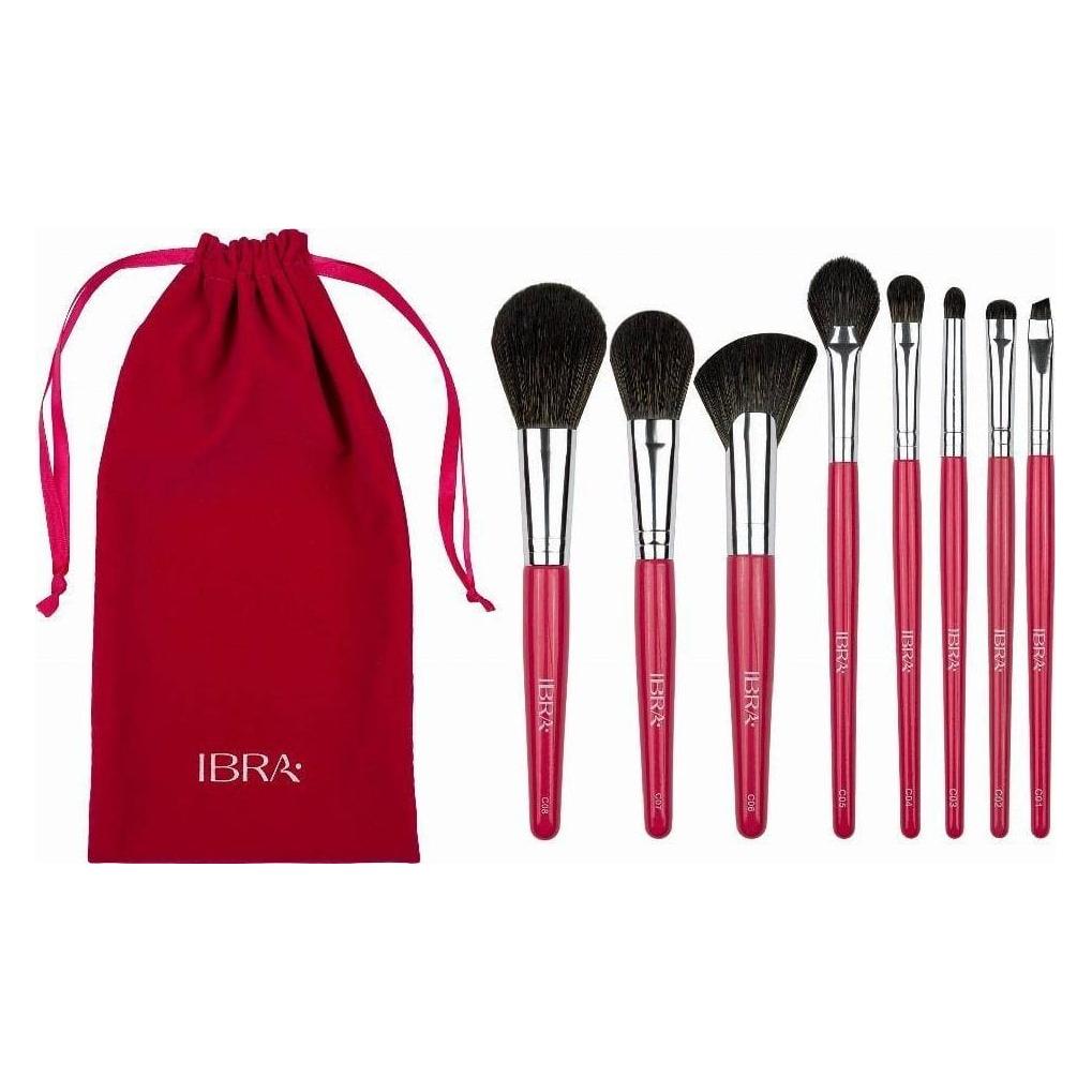 Ibra BRUSH SET CANDY Zestaw pędzli do makijażu 1op.-8szt (Set) (5907518391925)
