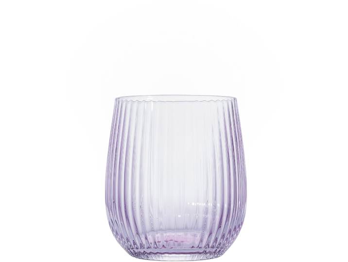 Trinkgläser-Set 4-teilig helllila 350 ml - Material: Glas - Trinkgläser-Set