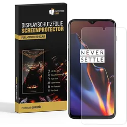 6x Displayfolie für OnePlus 7T FULL COVER Displayschutzfolie HD KLAR