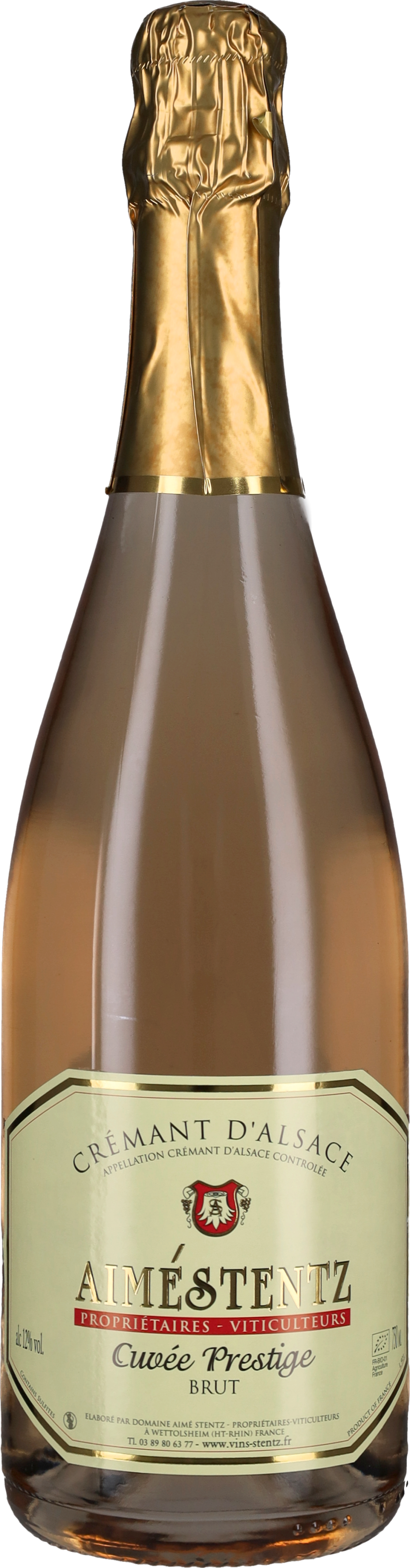 Cremant d'Alsace Rosé Cuvée Prestige Aimé Stentz