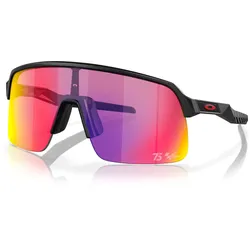 Oakley Sutro Lite MotoGP Kollektion Road, Sonnenbrille - Matt-Schwarz Gelb/Violett-Verspiegelt