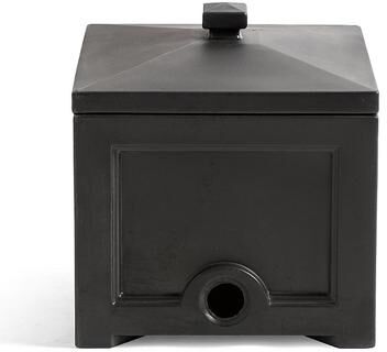 Devon Hose Box - Black - Grandin Road
