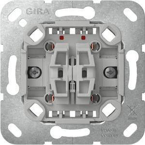 Gira Lichtschalter 310800, Unterputz 2-fach, Wechselschalter
