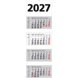 4MO-WKAL 27 - 4-Monats-Wandkalender 2027