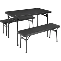 Outwell Pemberton Picknicktisch mit Sitzbänken Set 3 teilig