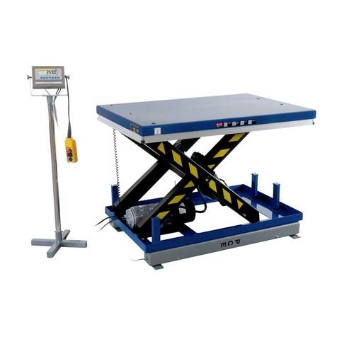 PCE Instruments Hubtischwaage PCE-HLTS 2T bis 2 t |stufenlose Höhenverstellung 350 ... 1130mm |batteriebetrieben