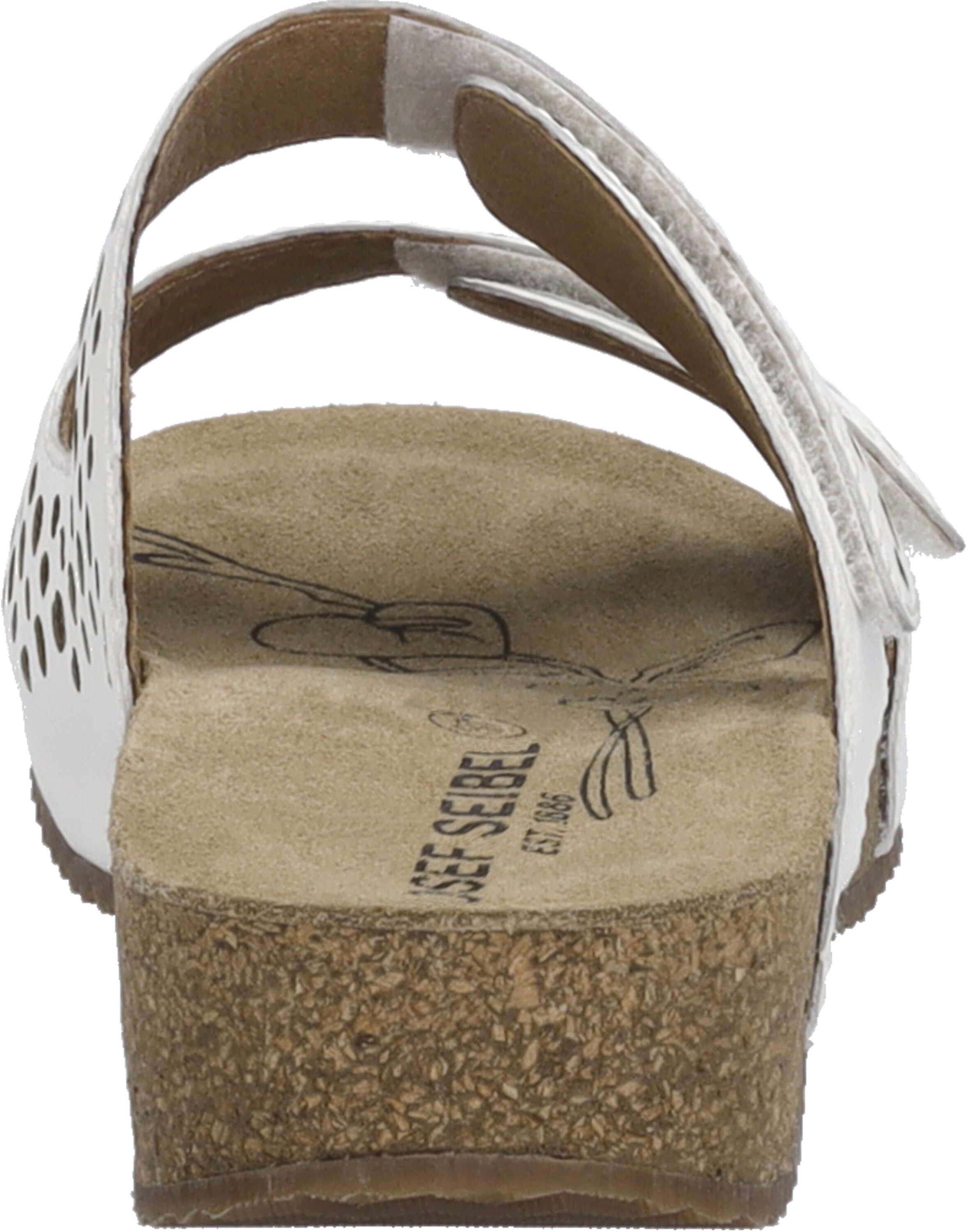 Sandale JOSEF SEIBEL "Tonga 86, weiss-gold", Damen, Gr. 37, weiß (weiß, gold), Obermaterial: 100% Rindsleder Leather cow., Schuhe Sandale