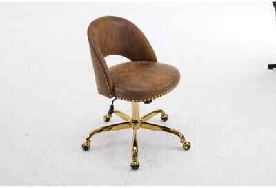 No Office Chair Velvet Desk Chair Swivel Armchair Cute Modern Fabric Home Office Desk Chairs with Wheels