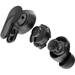 EPOS ADAPT E1 - Scandinavian Black (Kabellos, USB-C, Google Meet, Microsoft Teams, Zoom), Office Headset, Schwarz