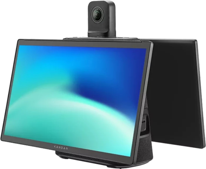 KanDao Meeting Ultra 4K 360 AI video conference camera with Dual touchscreen